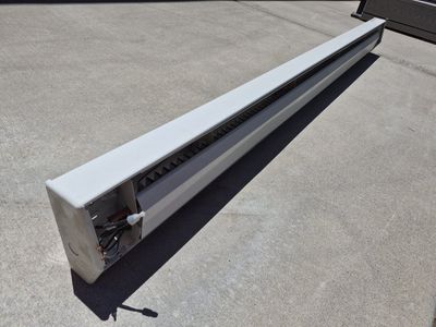 King Electrical Mfg. Co. 208/240V Baseboard Heater - White, 72" (6 ft) Long, 1500W