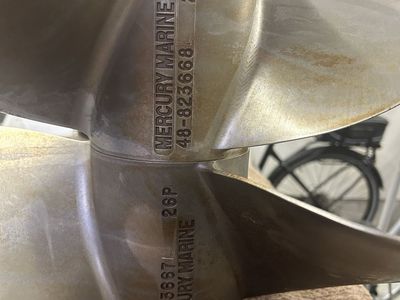 Boat prop Mercury Bravo 3 prop set 26 p