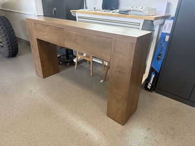 Console table with drawers
