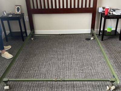 Queen Bed Headboard w/ box Spring