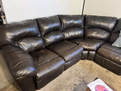 leather couch