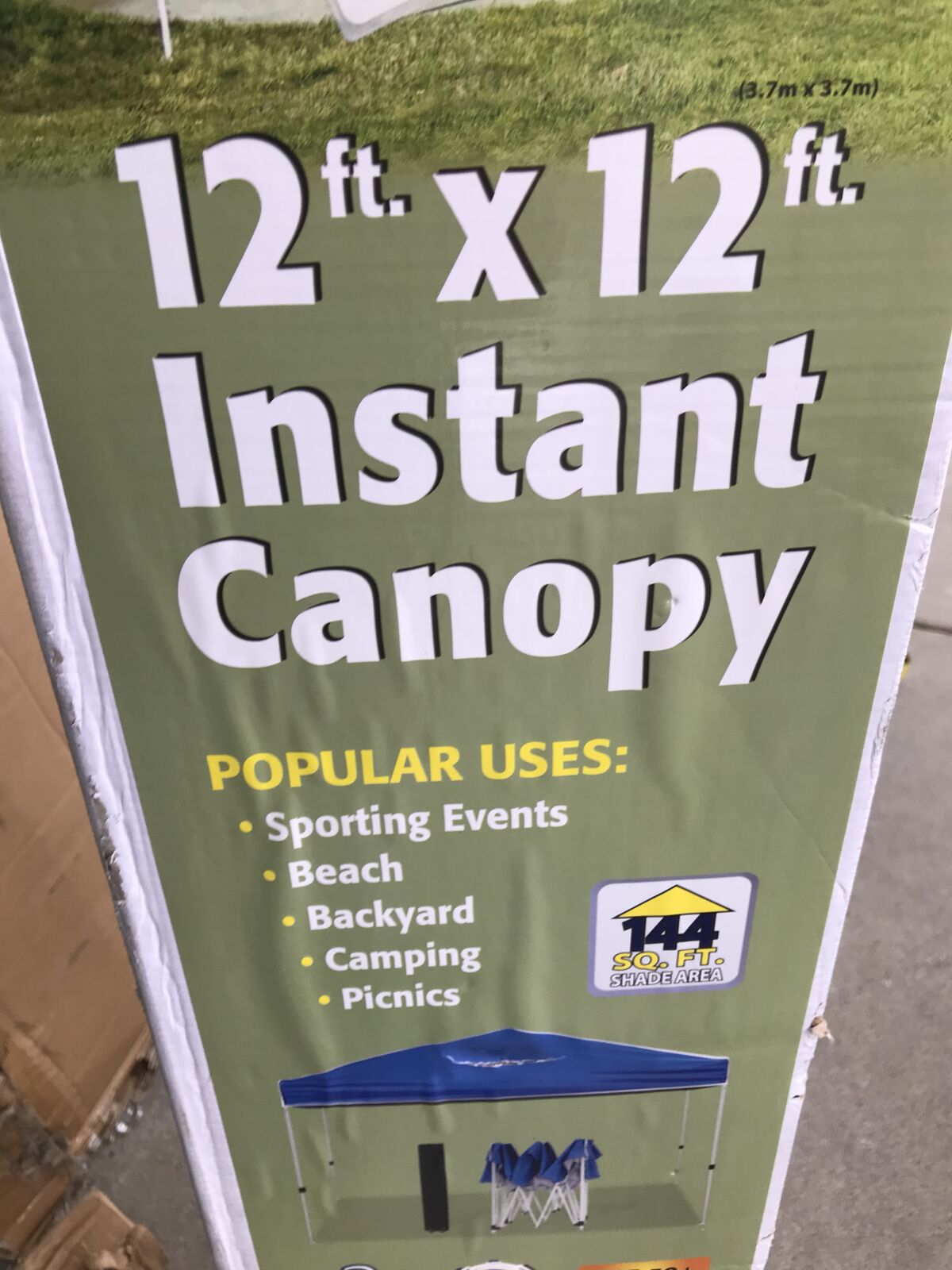 Brand new 12 x 12 canopy tent easy up shade canopy