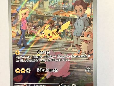 Pokemon 151 Pikachu Illustration Rare 173/165 Holo Card NM