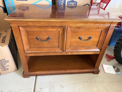 Study hutch with drawers for printer etc