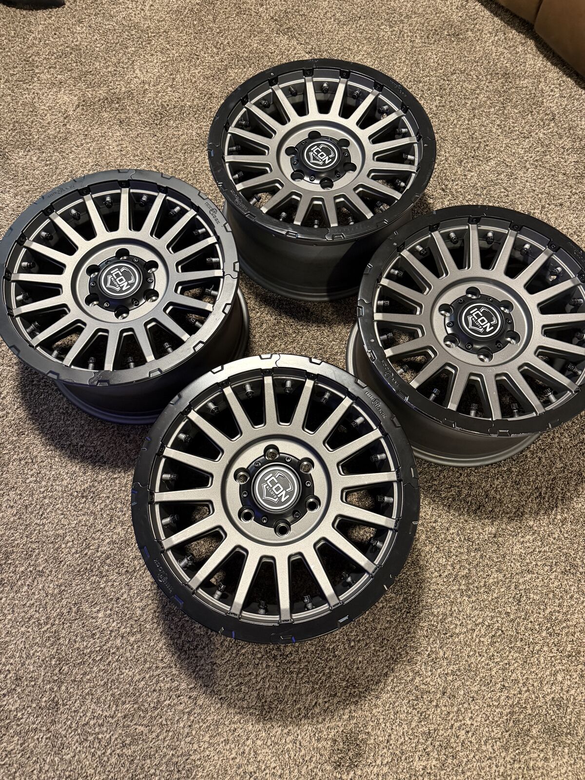 Icon Recon Pro Wheels Size 18x9, 6x5.5 +40mm Offset