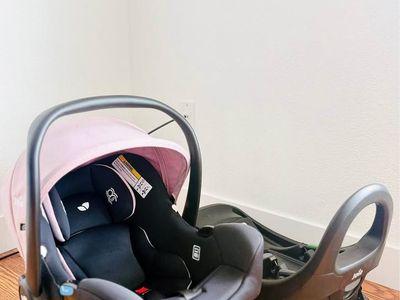 Joie Baby, Rue Lightweight Infant Car Seat & Anti-Rebound Base ( Blush Pink )