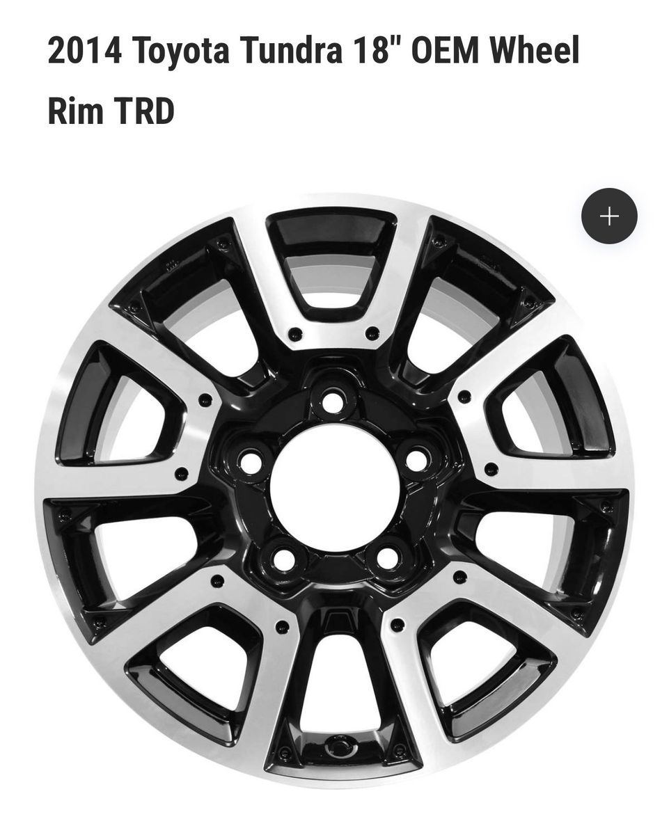 Toyota TRD 5 Lug 18 Inch Rims