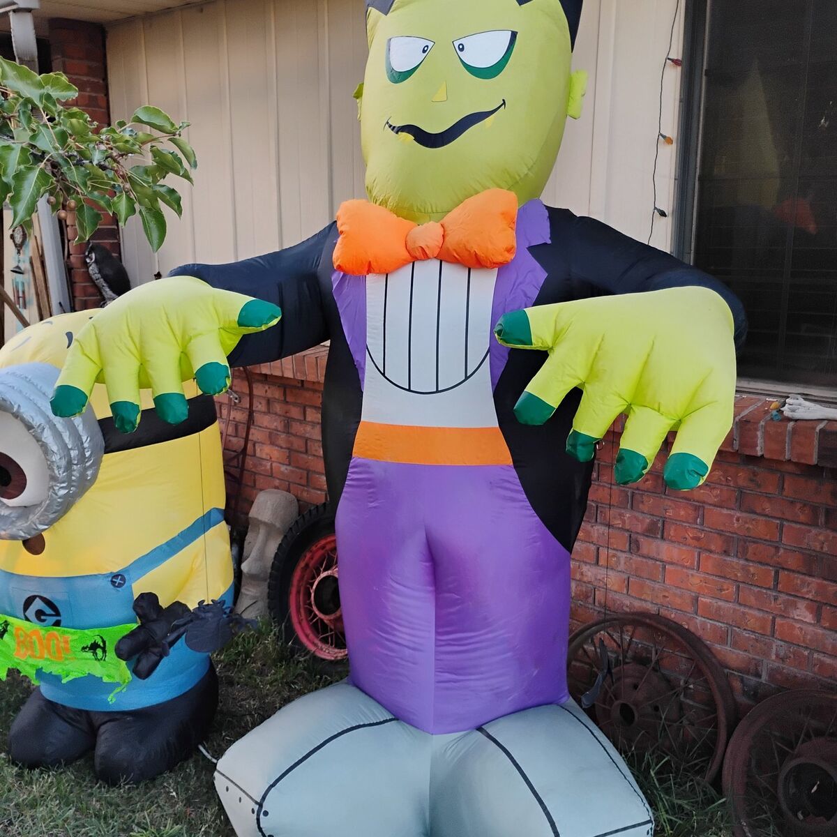 Halloween Inflatables, Yard Decor Frankenstein