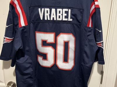 Brand New Nike New England Patriots Mike Vrabel #50 Jersey