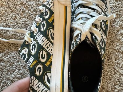 Green Bay Packers Lace Up Shoes W9