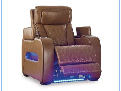 Massage and Heat Leather Recliner