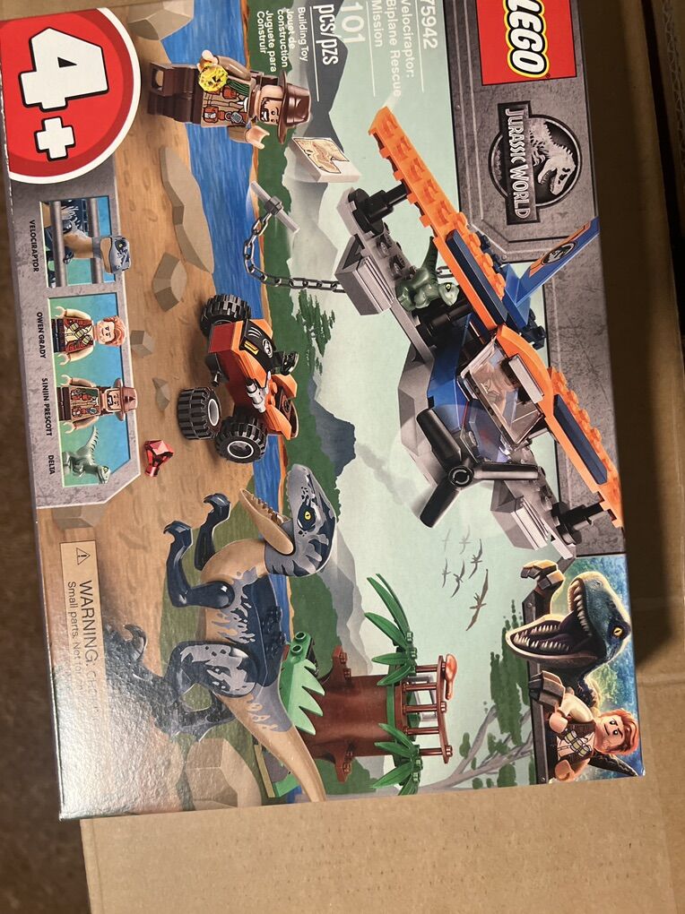 Jurassic World Lego 75942 Velociraptor Biplane