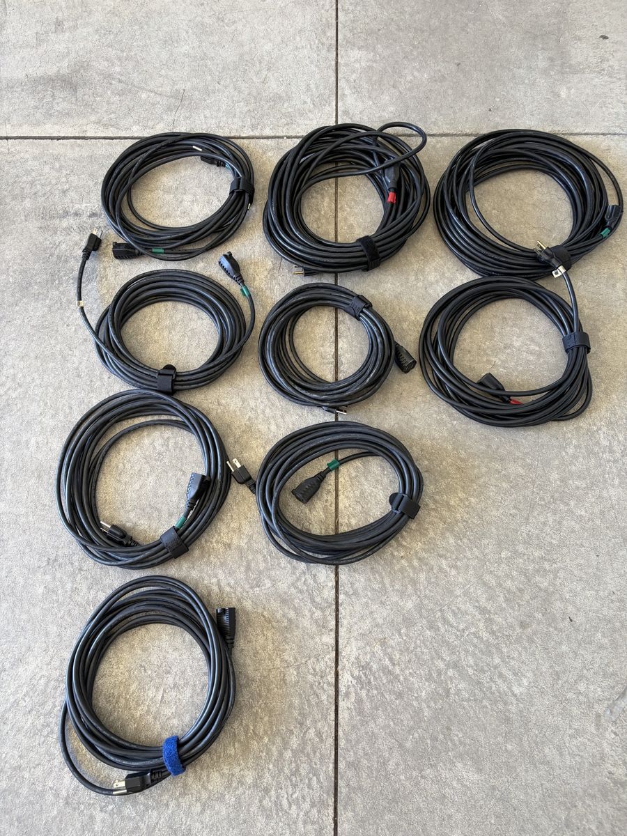 Dj and Stage Rated Power Cords