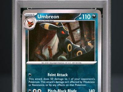 2025 Pokemon Umbreon Master Ball Reverse Holo #059 PSA 9 Mint Graded Card