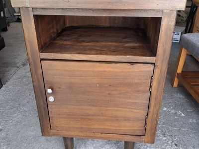 extra tall all wood night stand with legs