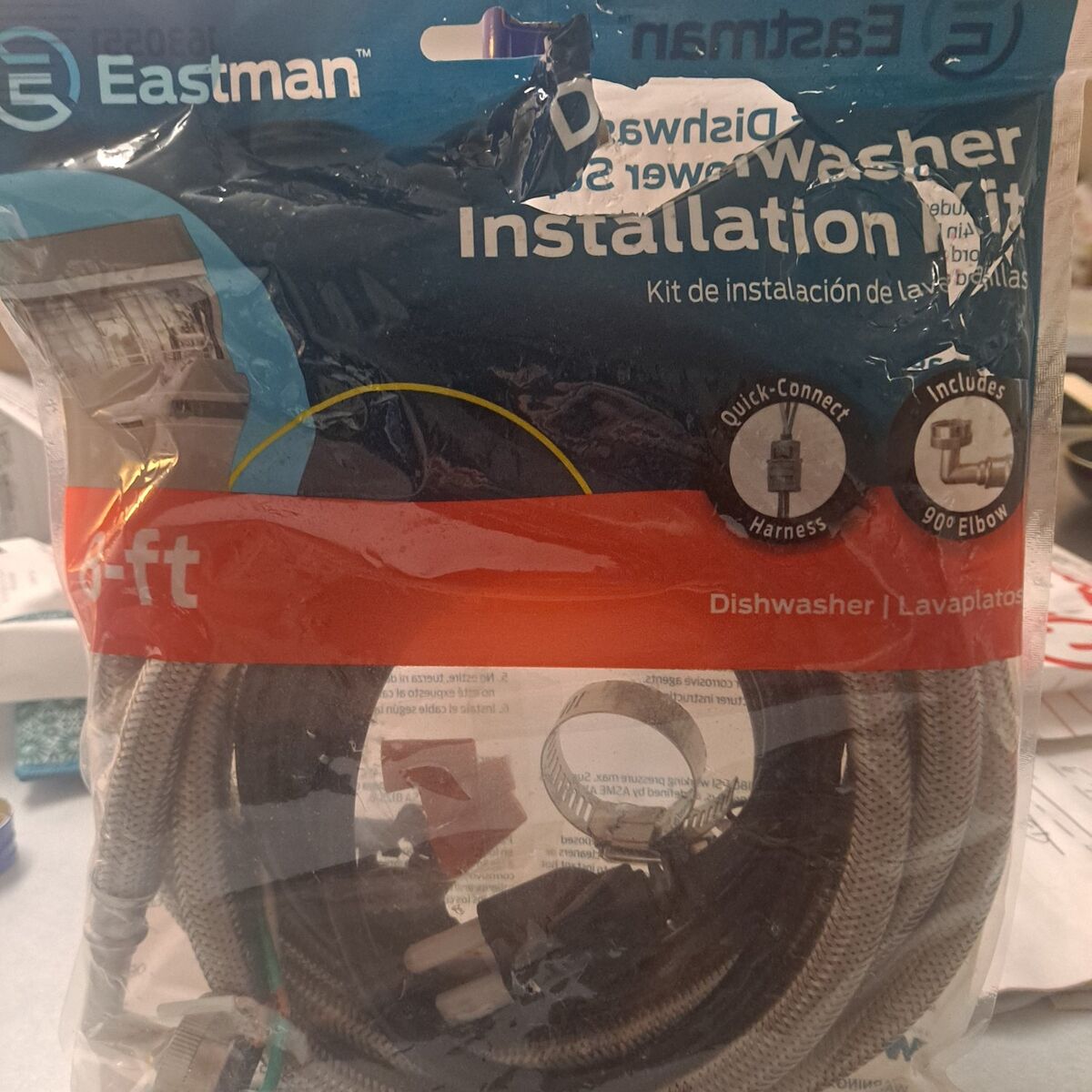Dishwasher installation kit