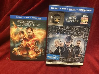 Fantastic Beasts Secrets Of Dumbledore & Crimes Of Grindelwald Blu Ray & DVD