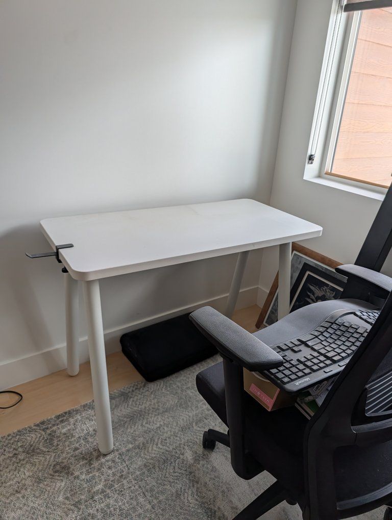white ikea desk