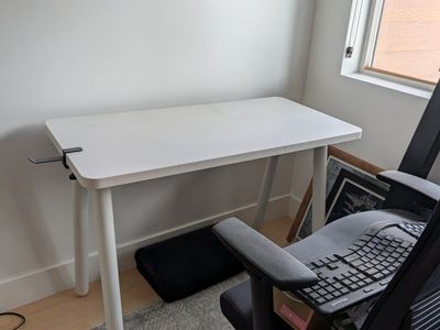 white ikea desk