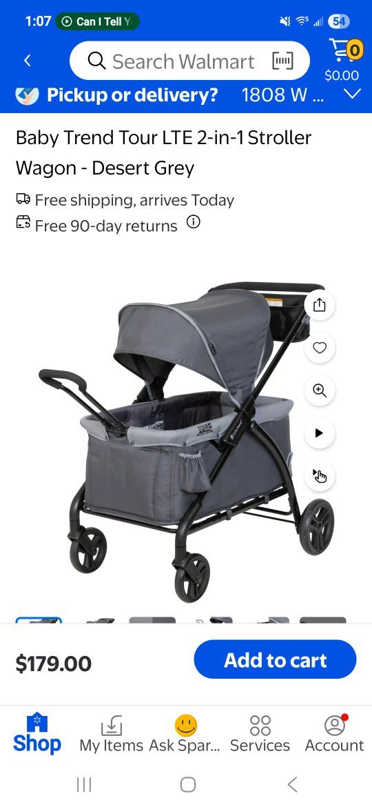 Baby Trend 2-1 stroller wagon