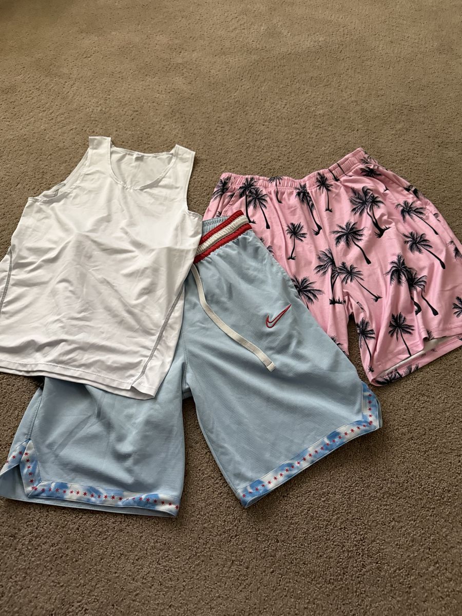 Basketball Shorts and Undershirt