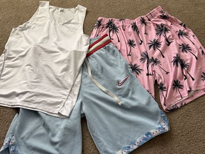 Basketball Shorts and Undershirt