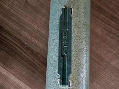 Vintage Stanley Thermos 1 Qt Green Vacuum Bottle with Handle - Classic Collectible