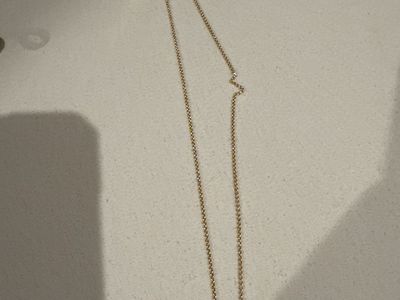 Tory Burch Kira Pave Pave Circle Logo Necklace & Stud Earrings Set Gold Tone