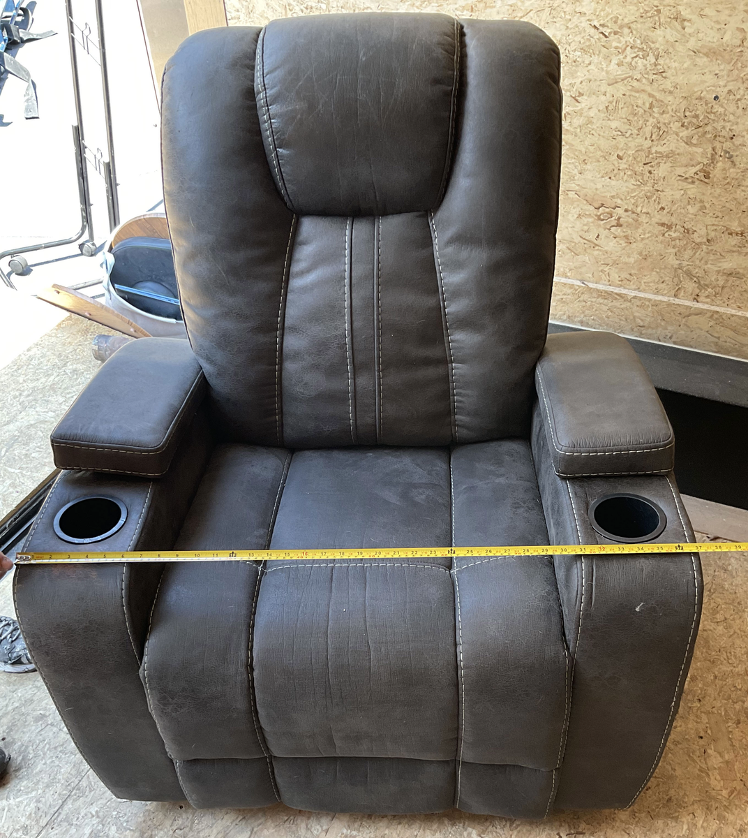 Ultimate Home Theater Set: Reclining Sofa & Matching Recliner Chair