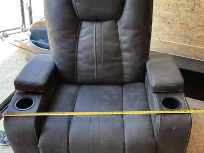 Ultimate Home Theater Set: Reclining Sofa & Matching Recliner Chair