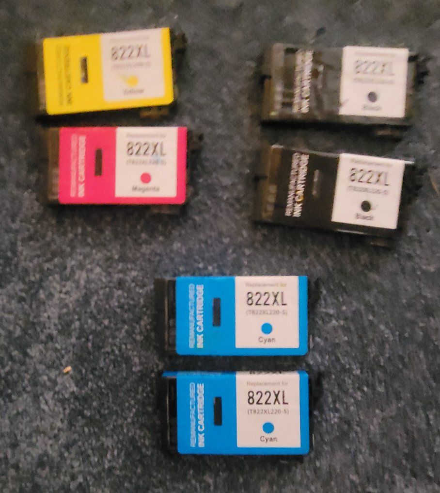 InkPro Refill Ink and Replacement Ink Cartridges 822XL, 250XL, 251XL