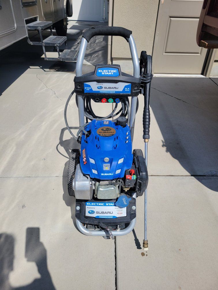 Subaru Powerstroke PS80311E 3100 PSI 2.4 GPM Electric Start Gas Pressure Washer