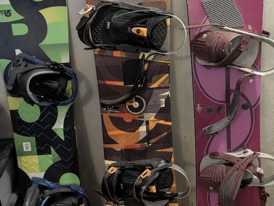 Burton & Head brand snowboards