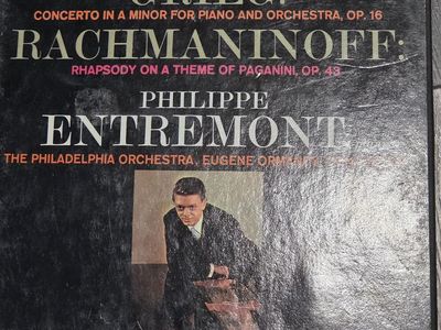 Reel to Reel Tape 7 1/2 IPS Columbia Grieg Rachmaninoff Entremont Ormandy