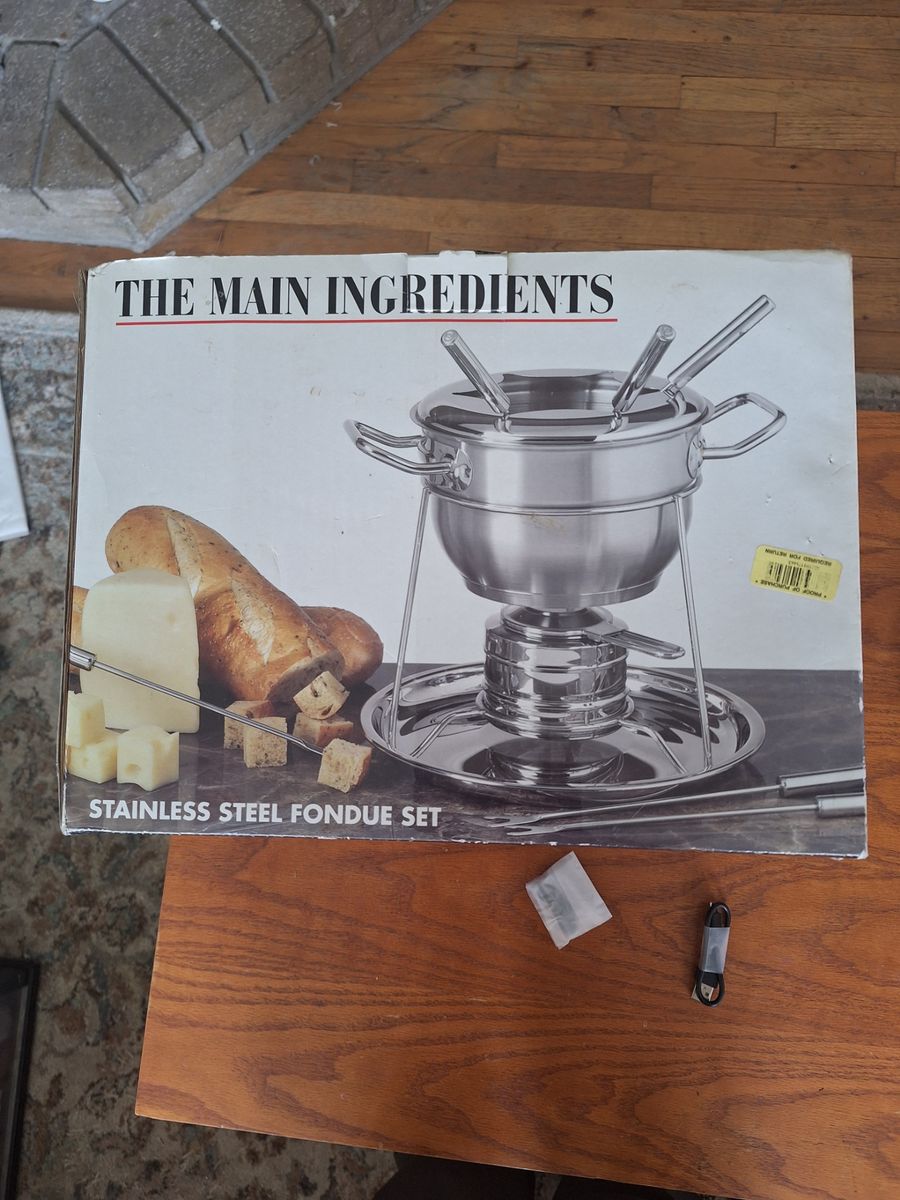 Stainless Fondue Set by The Main Ingredients