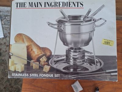 Stainless Fondue Set by The Main Ingredients