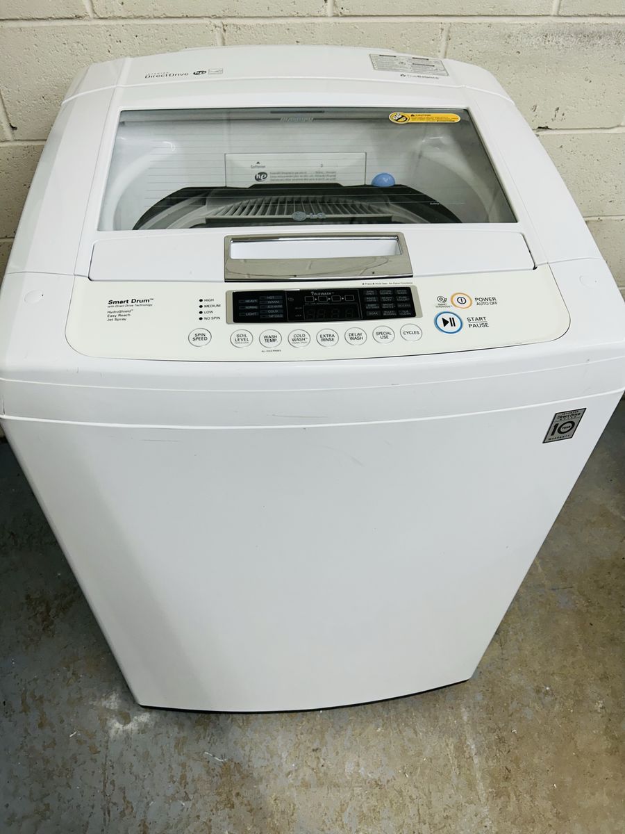 LG super capacity washing machine 