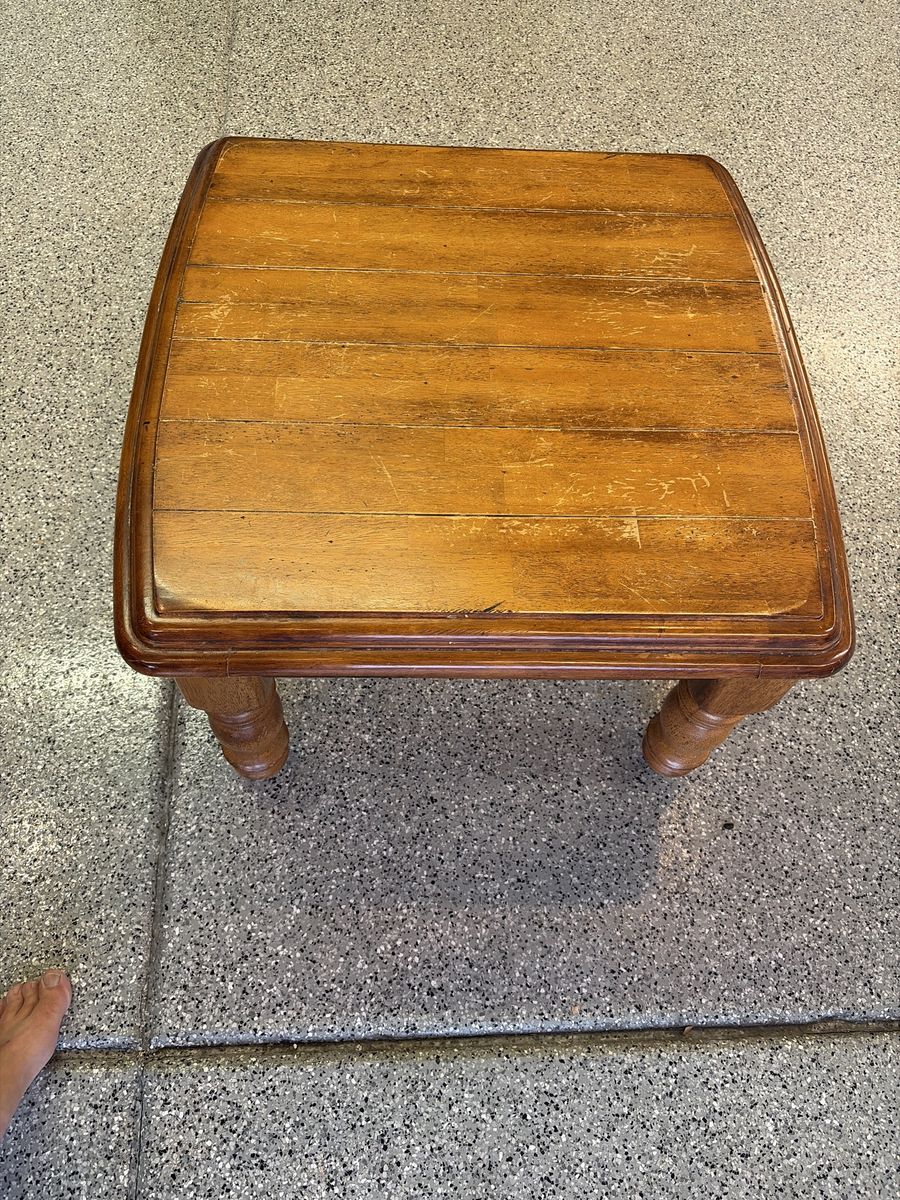 Solid wood table