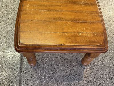 Solid wood table