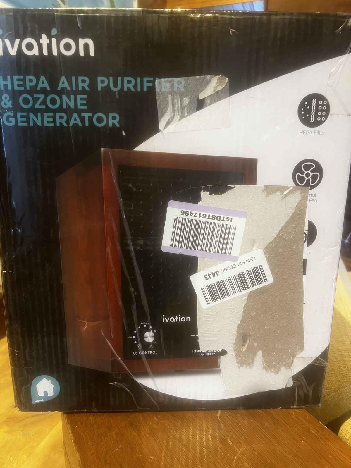 Ivation Hepa Air Purifier & Ozone Generator