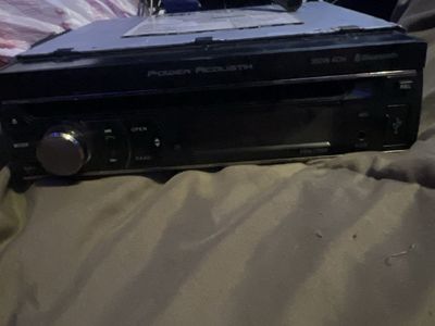Power acoustik car stereo with pop out screen