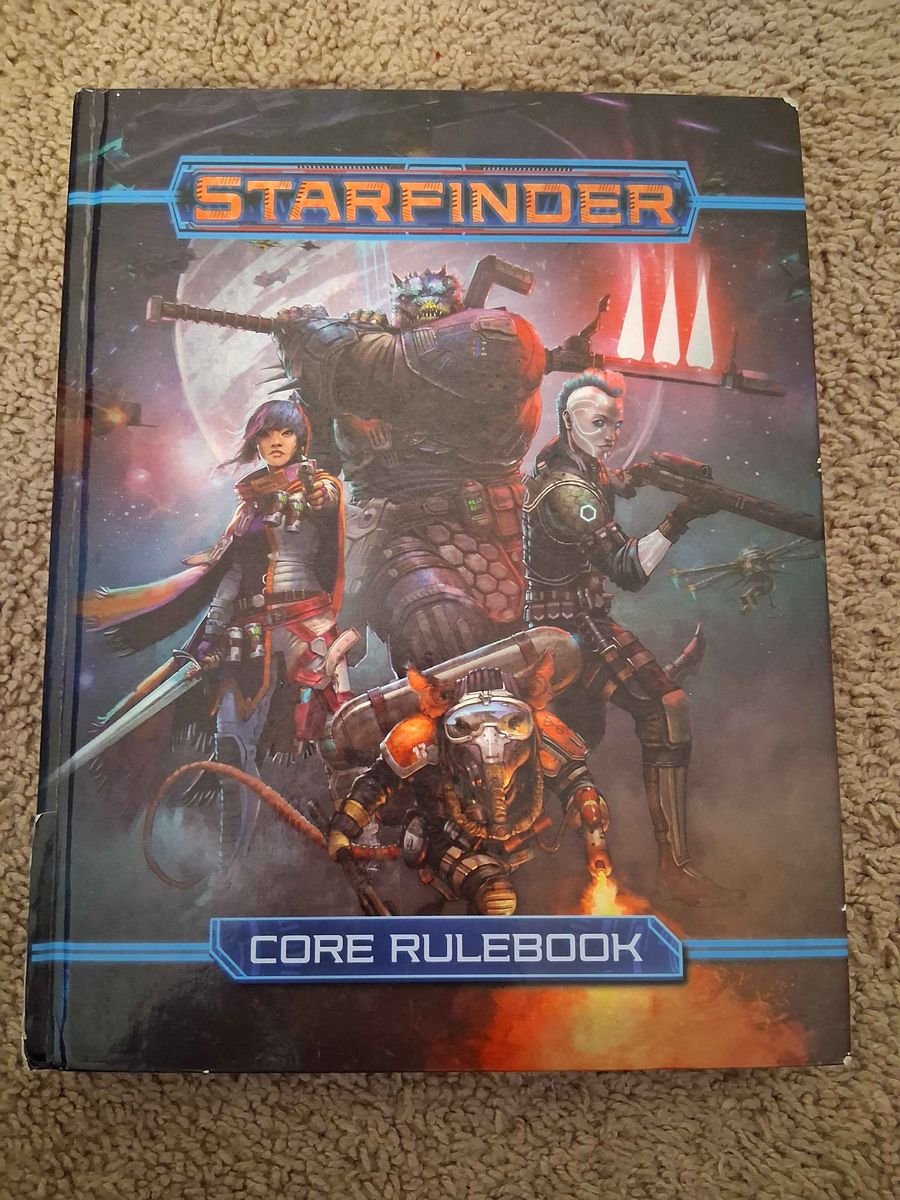 Starfinder Starter Pack 1E - TTRPG like Advanced D&D