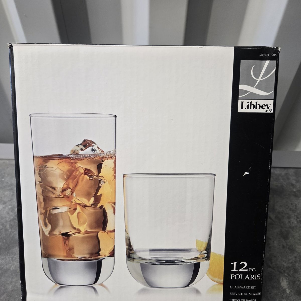 Libbey 12 pc. Polaris Galssware Set