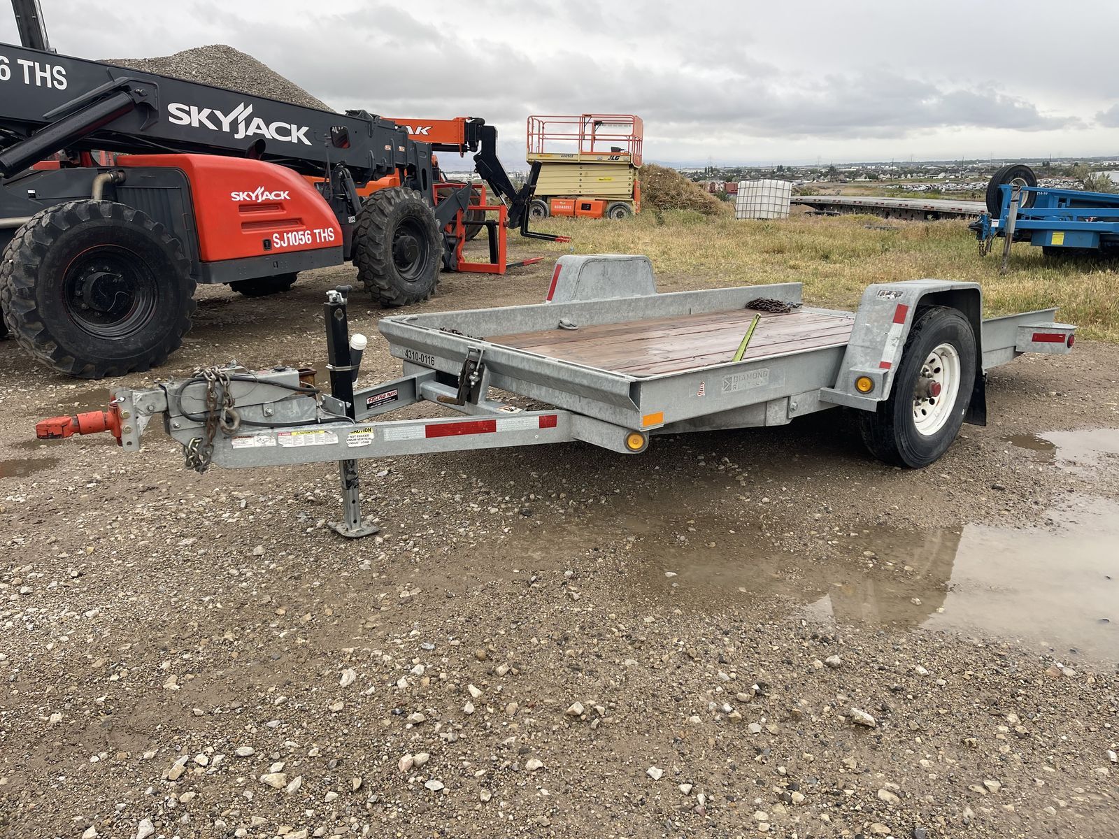 2019 Felling 12’ 7,000 LB Tilt Deck Trailer