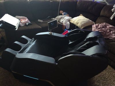 real relax Massage Chair - Black, Full Body, Zero Gravity