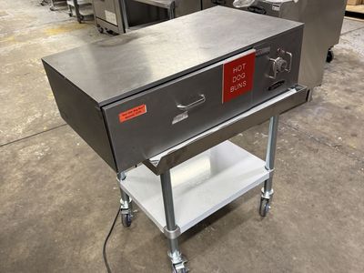 Used STAR Hot Dog Buns Warmer In great Condition 115 volts W/Insert hotel pan