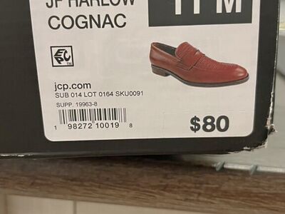 NEW Men's JF Harlow Loafers Size 11m Cognac