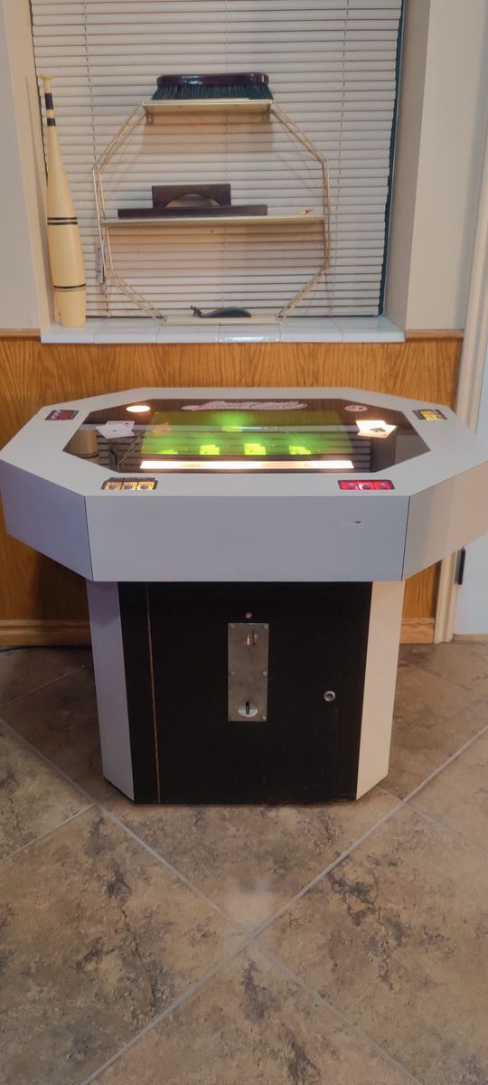 Vintage Monte Carlo 21 Blackjack Coin-Op Arcade Table Game - Working Condition