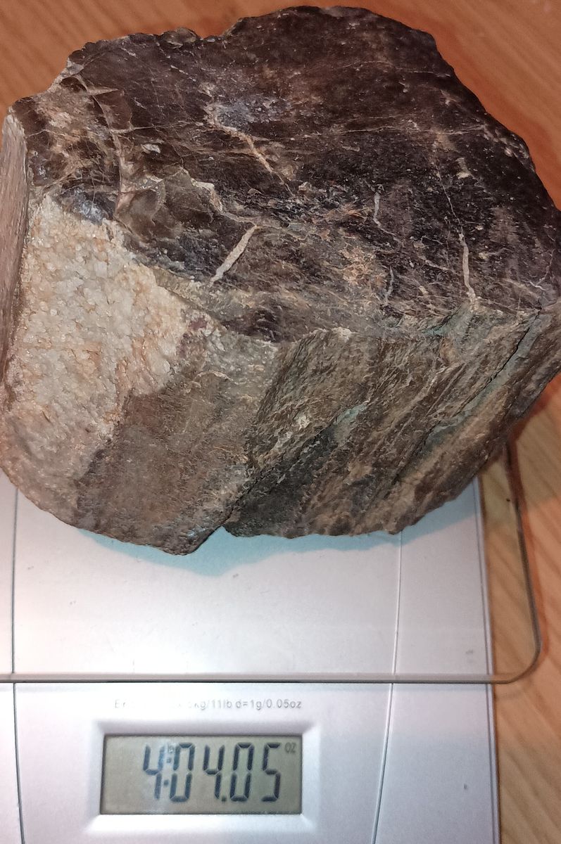 4 pound piece of nice Petrified Wood with Crystals