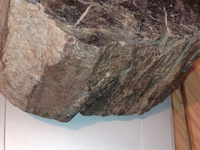 4 pound piece of nice Petrified Wood with Crystals